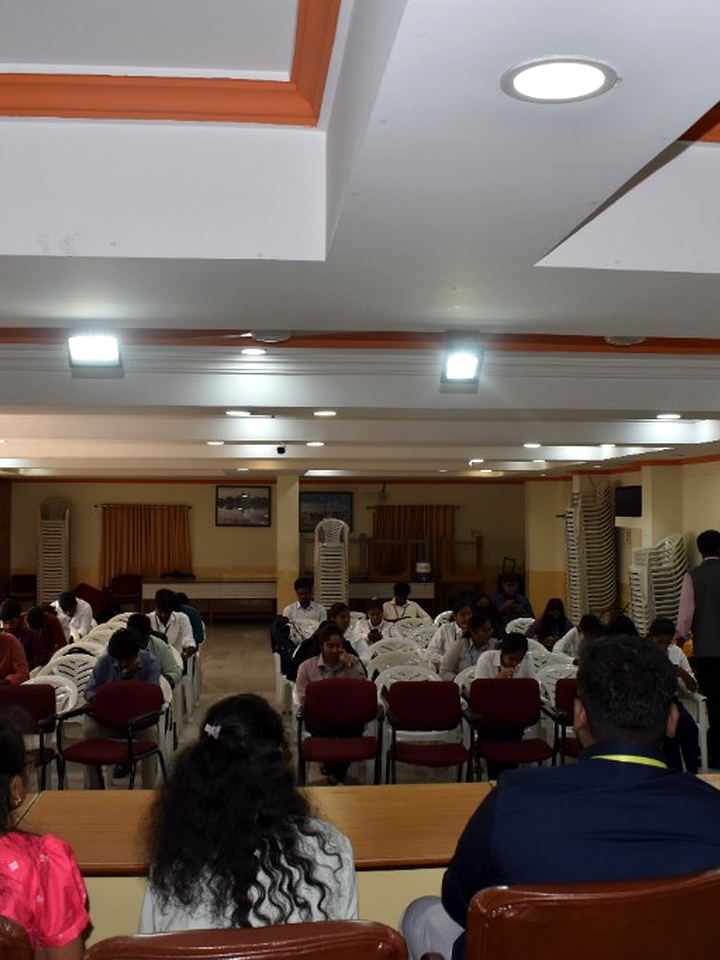 Campus selection exam in progress